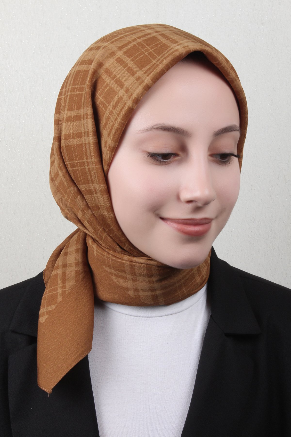 Aker Ekose Eşarp 1040400-930 Karamel