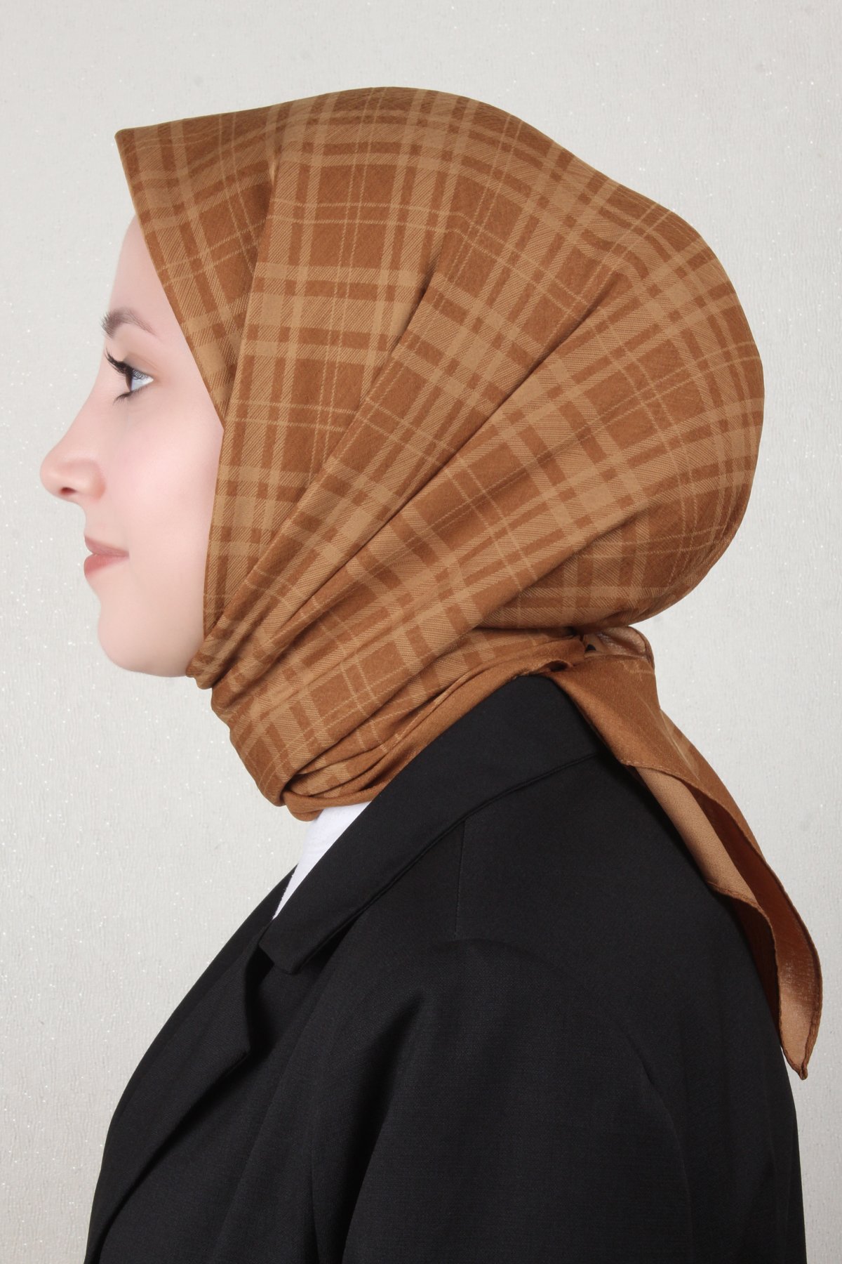 Aker Ekose Eşarp 1040400-930 Karamel