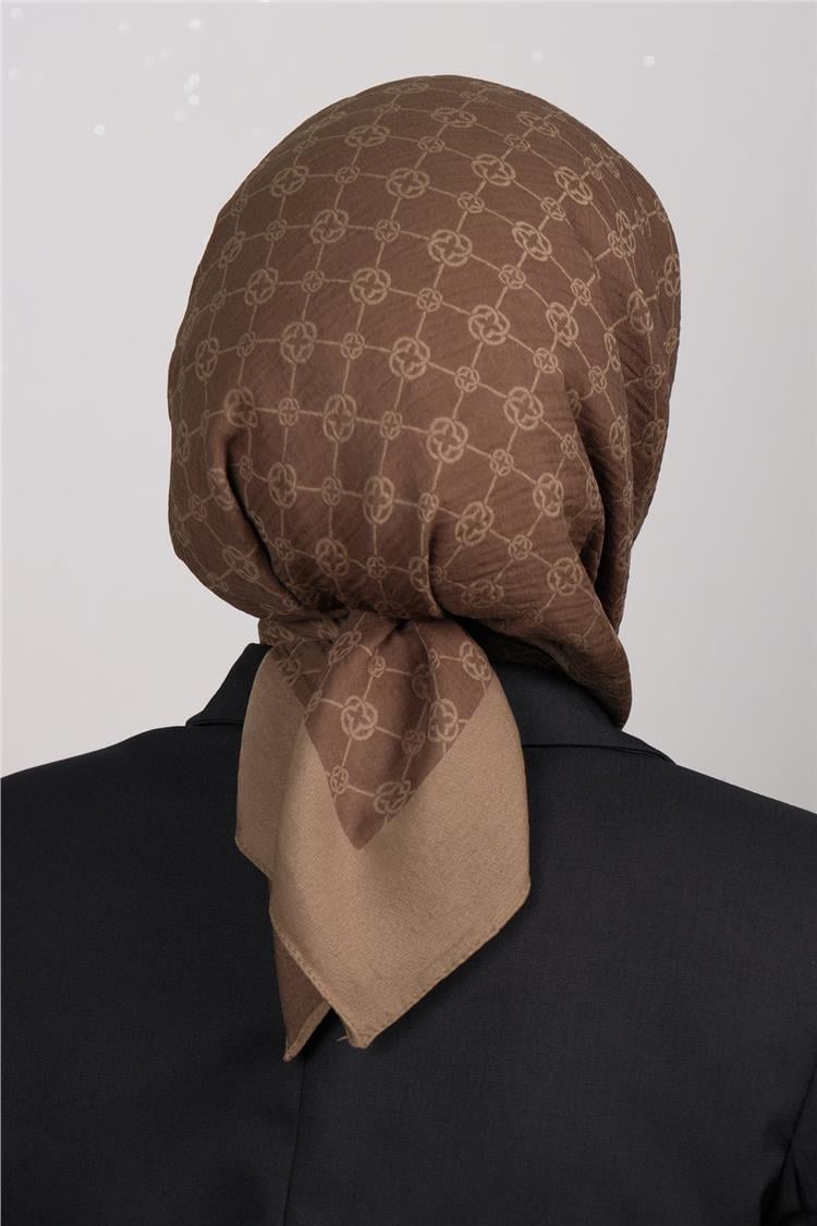 Aker Elegance Monogram Eşarp 1090500-934 Haki