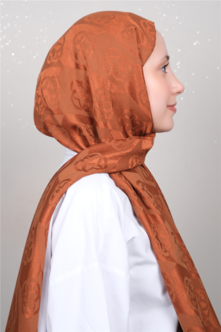 Aker Lyc & Coton Şal 6070500-963 Kiremit 