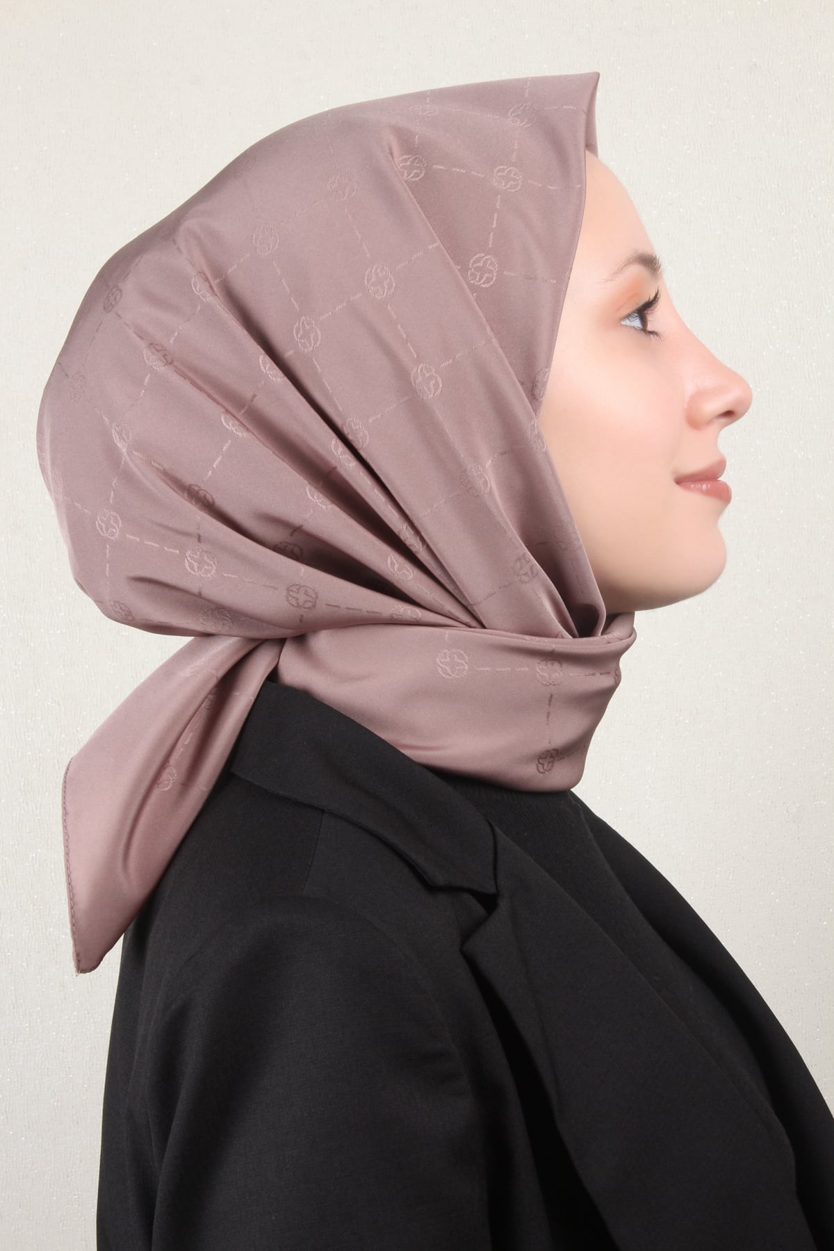 Aker Monogram İcon Eşarp 1070400-981 Mocha