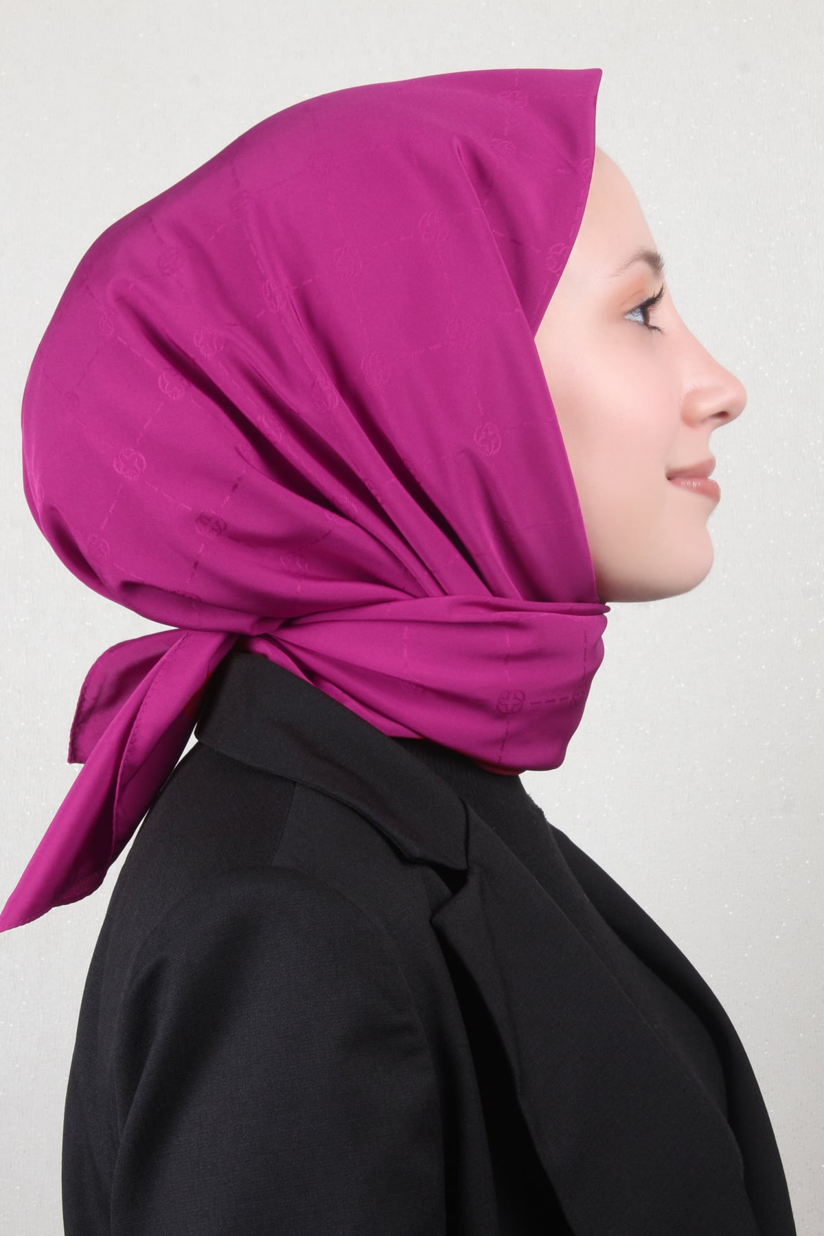 Aker Monogram İcon Eşarp 1070400-993 Şeker Pembe