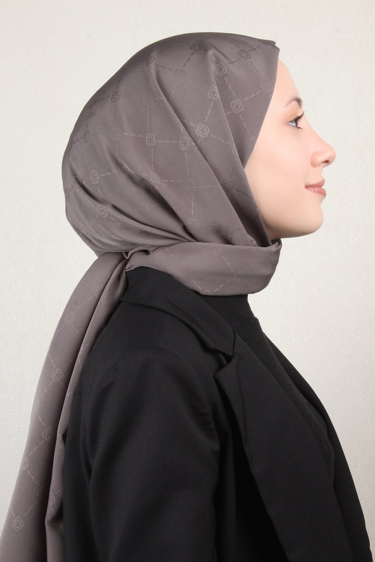 Aker Monogram İcon Şal 4112-15 Duman