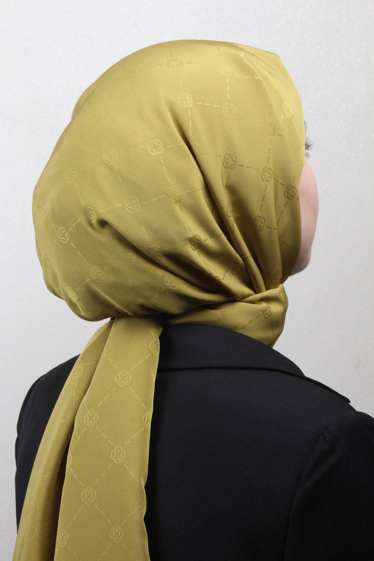 Aker Monogram İcon Şal 4112-19 Olive