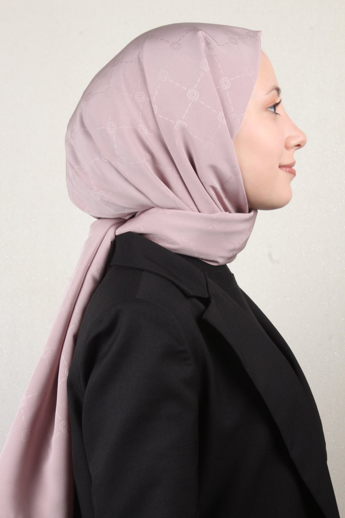 Aker Monogram İcon Şal 4112-21 Pudra