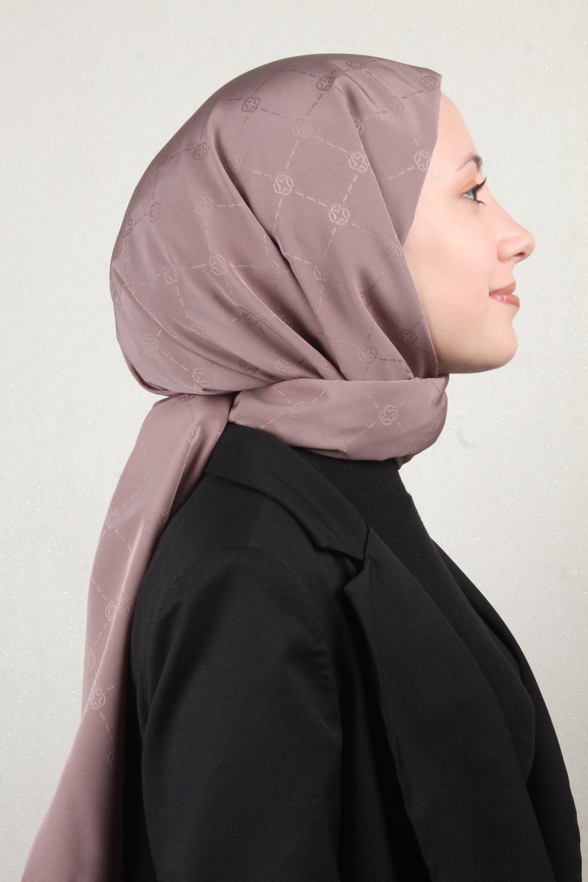 Aker Monogram İcon Şal 4112-22 Mocha
