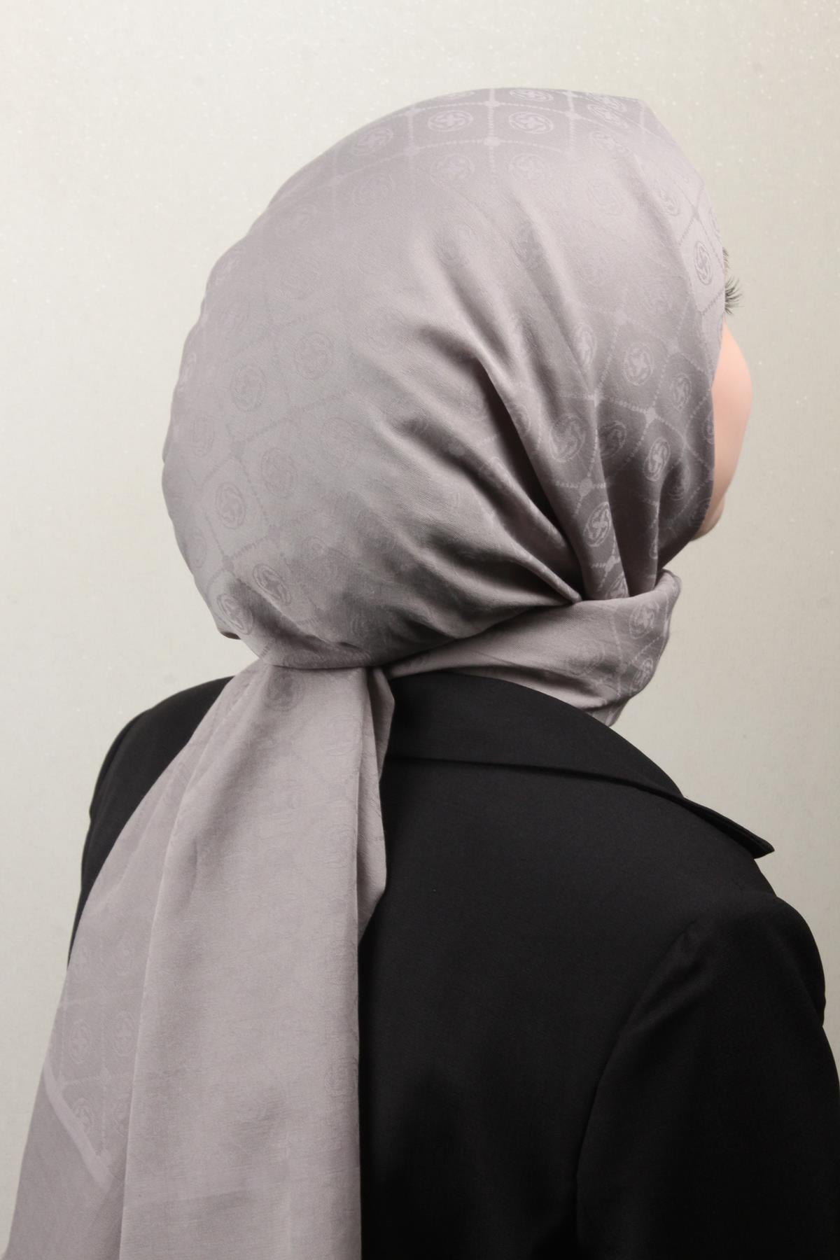 Aker Pamuklu Şal 4109-7 Taş