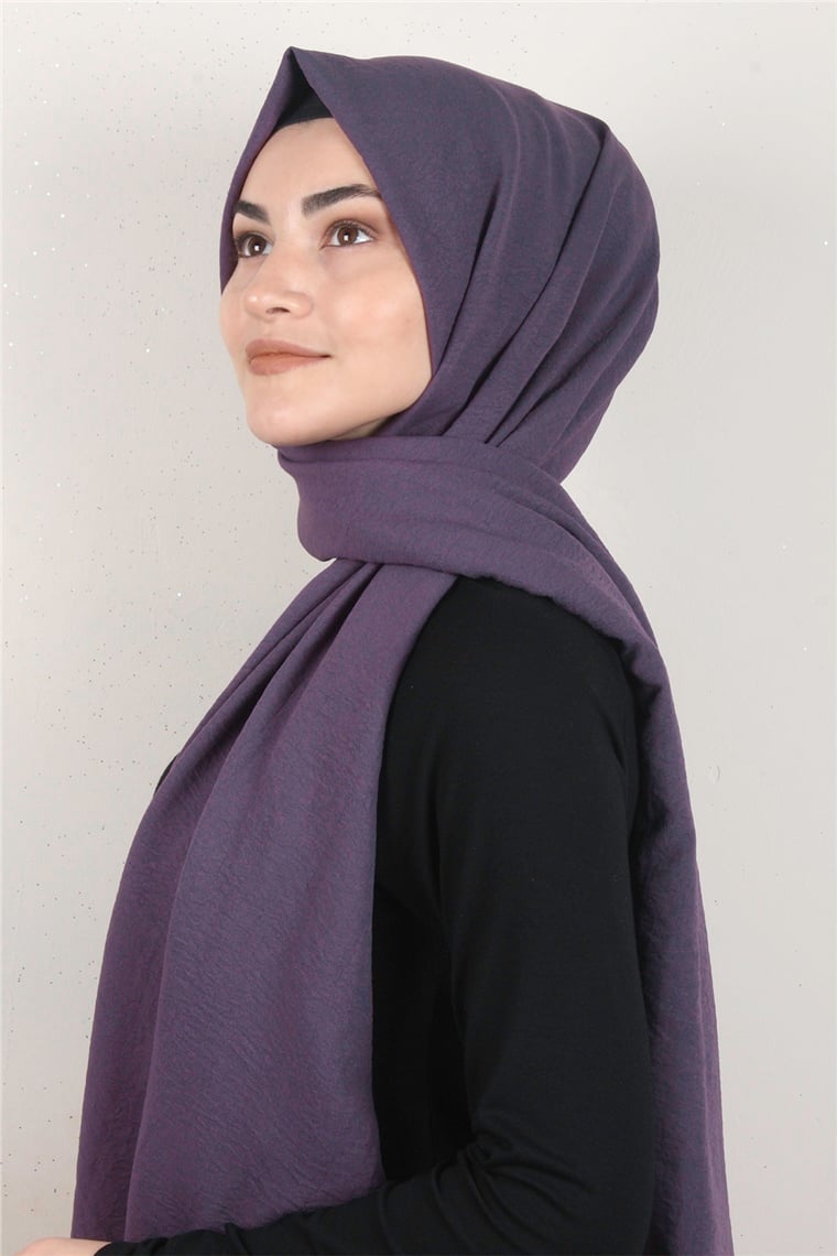 Alessa Pamuk Caz Şal 2740-1 Mor