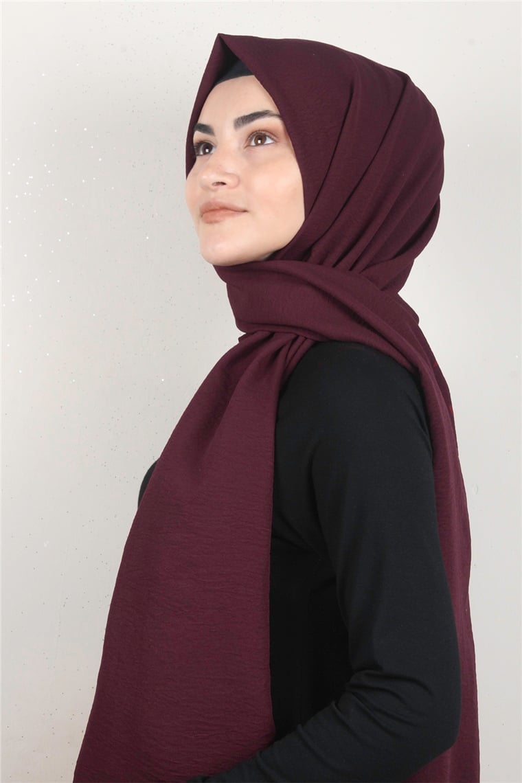 Alessa Pamuk Caz Şal 2740-24 Bordo