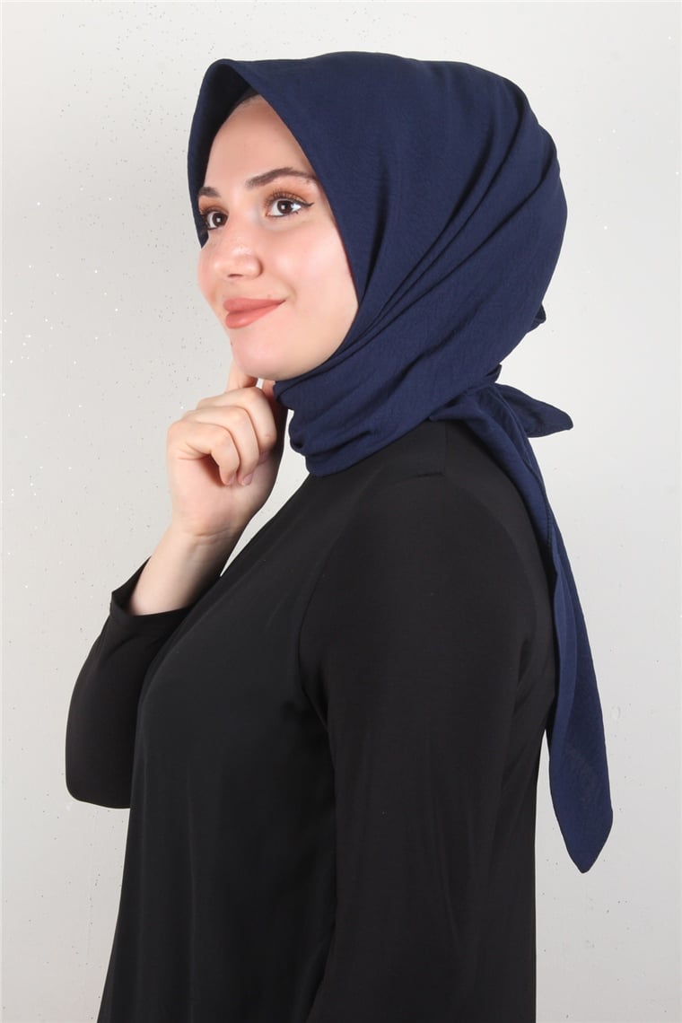Alessa Pamuk Eşarp 2743-1 Lacivert