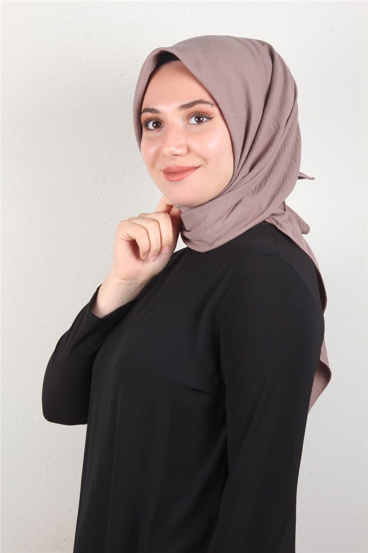 Alessa Pamuk Eşarp 2743-2 Koyu Pudra