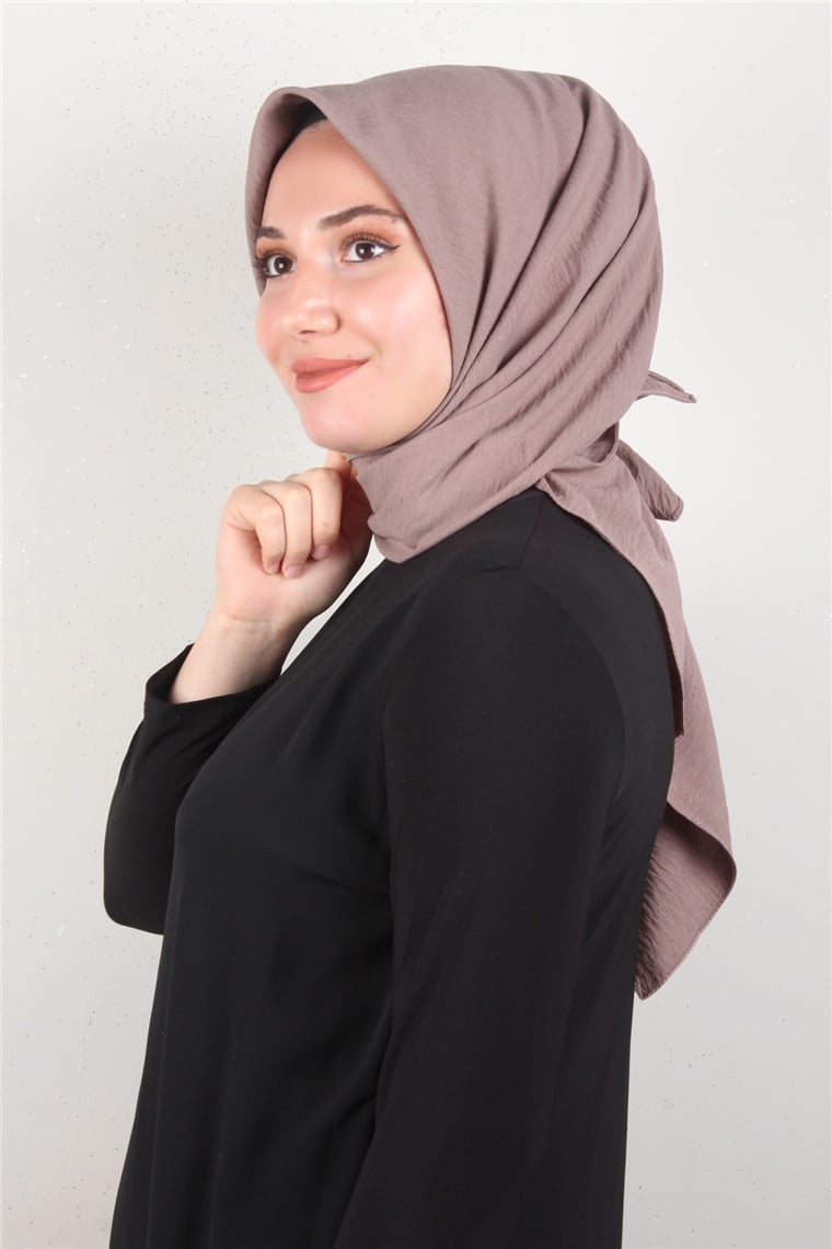 Alessa Pamuk Eşarp 2743-2 Koyu Pudra