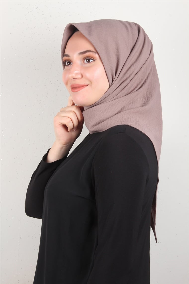 Alessa Pamuk Eşarp 2743-2 Koyu Pudra