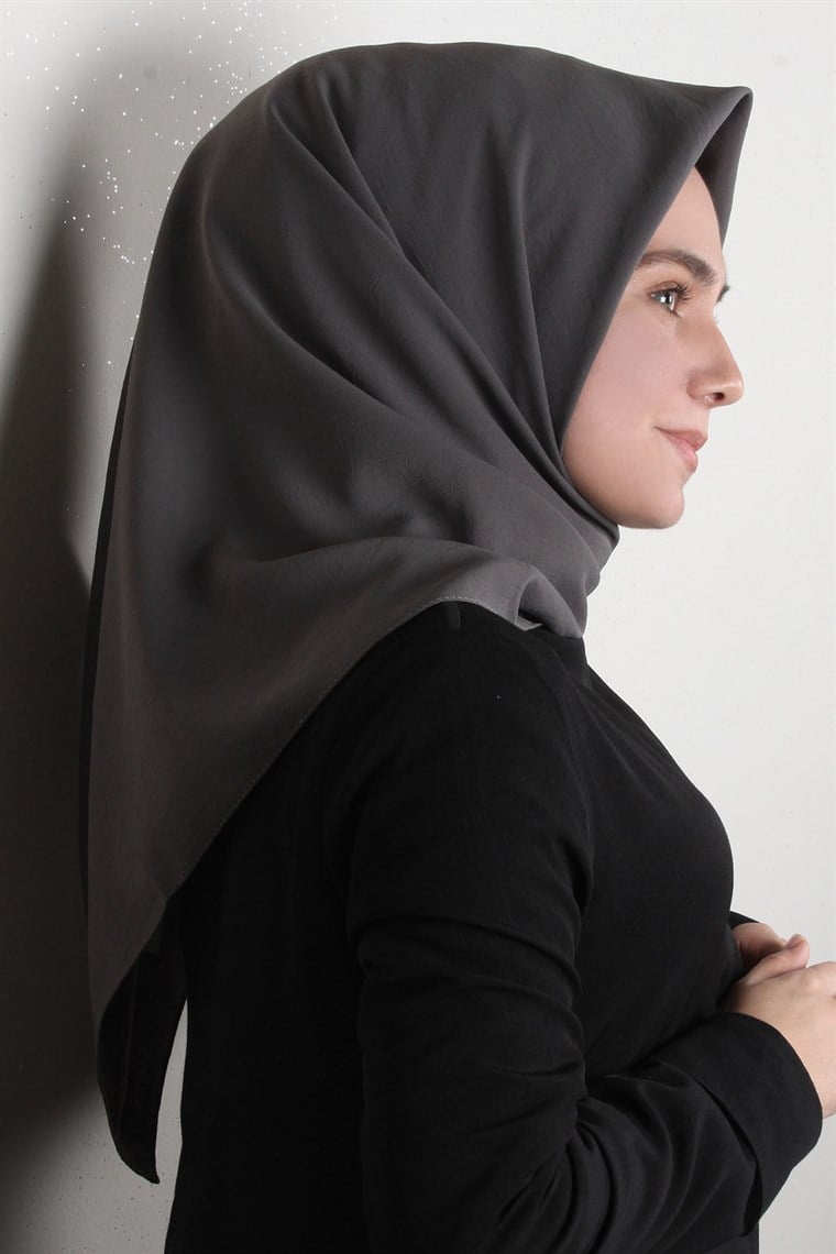 Alfa Medine Eşarp 1813-1 Füme