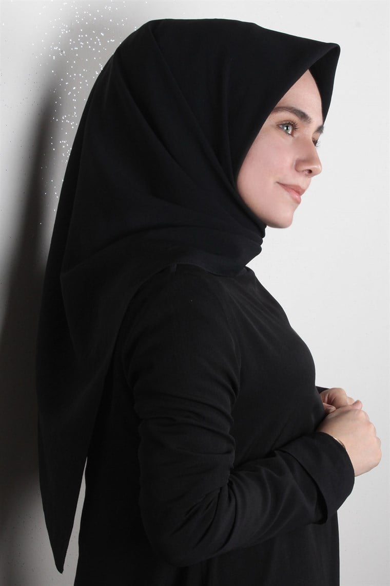 Alfa Medine Eşarp 1813-11 Siyah