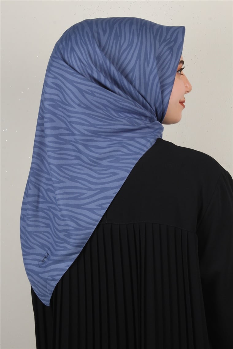 Alya Fresh Eşarp 5253-5 İndigo