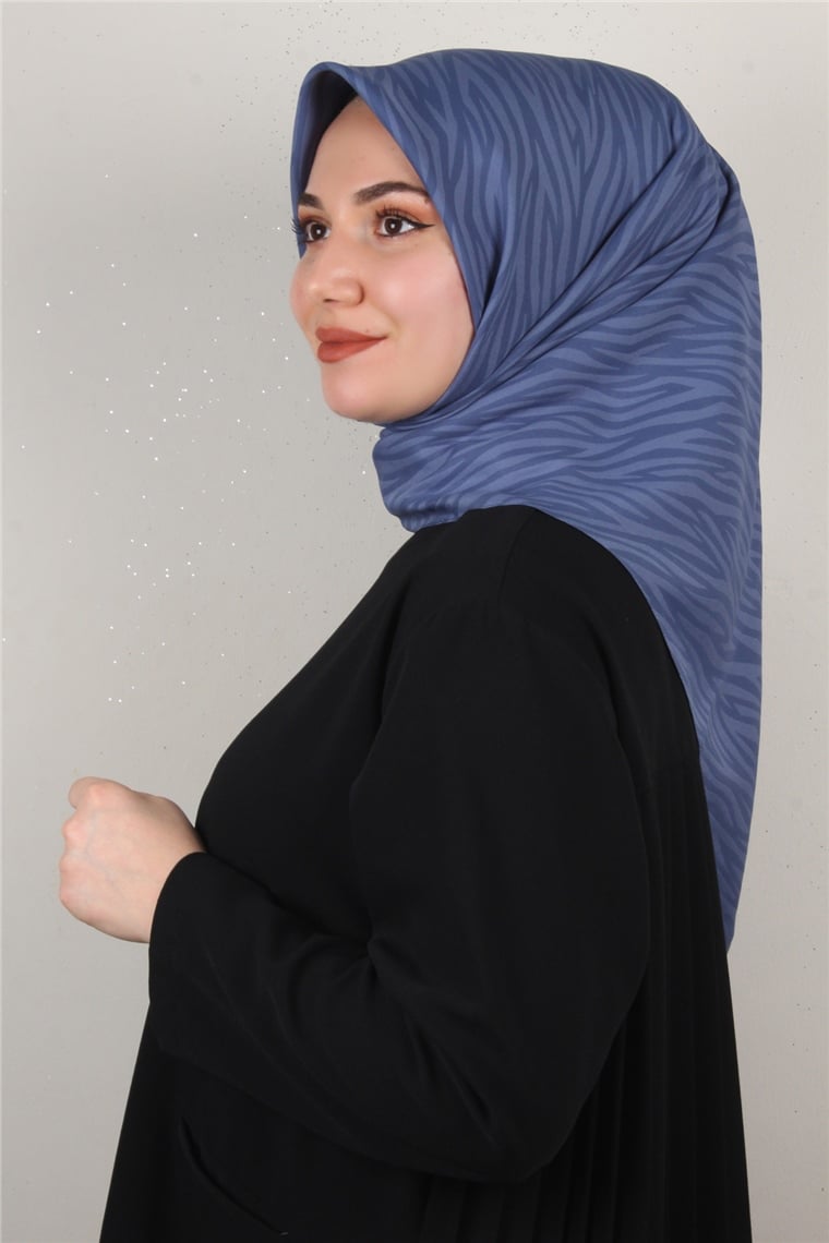 Alya Fresh Eşarp 5253-5 İndigo