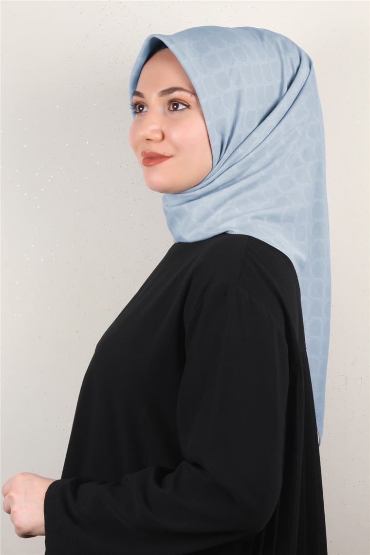 Alya Fresh Eşarp 5353-5 Buz Mavisi
