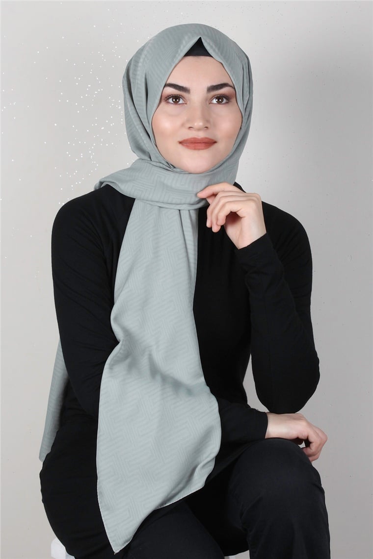 Alya Fresh Şal 2526-9 Mint Yeşili