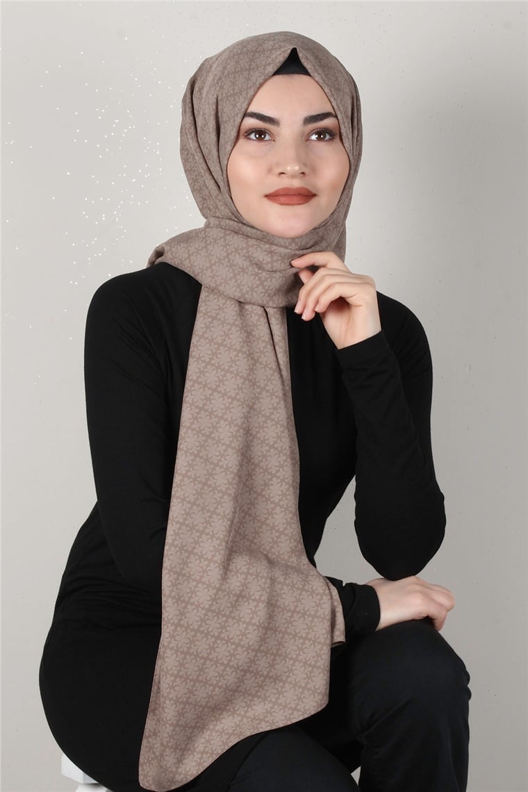 Alya Fresh Şal 2527-11 Sütlü Kahve