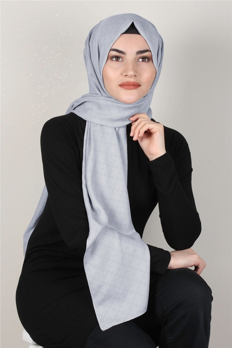 Alya Fresh Şal 2527-18 Gri