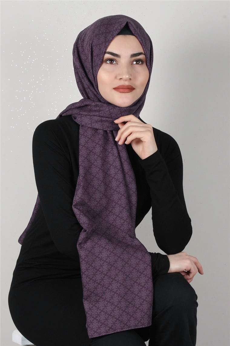 Alya Fresh Şal 2527-24 Kahverengi