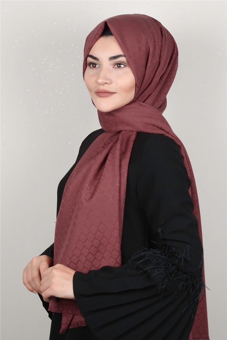 Aqua Şal 1460-17 Kızıl