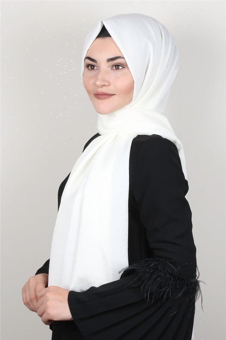 Aqua Şal 1460-19 Krem