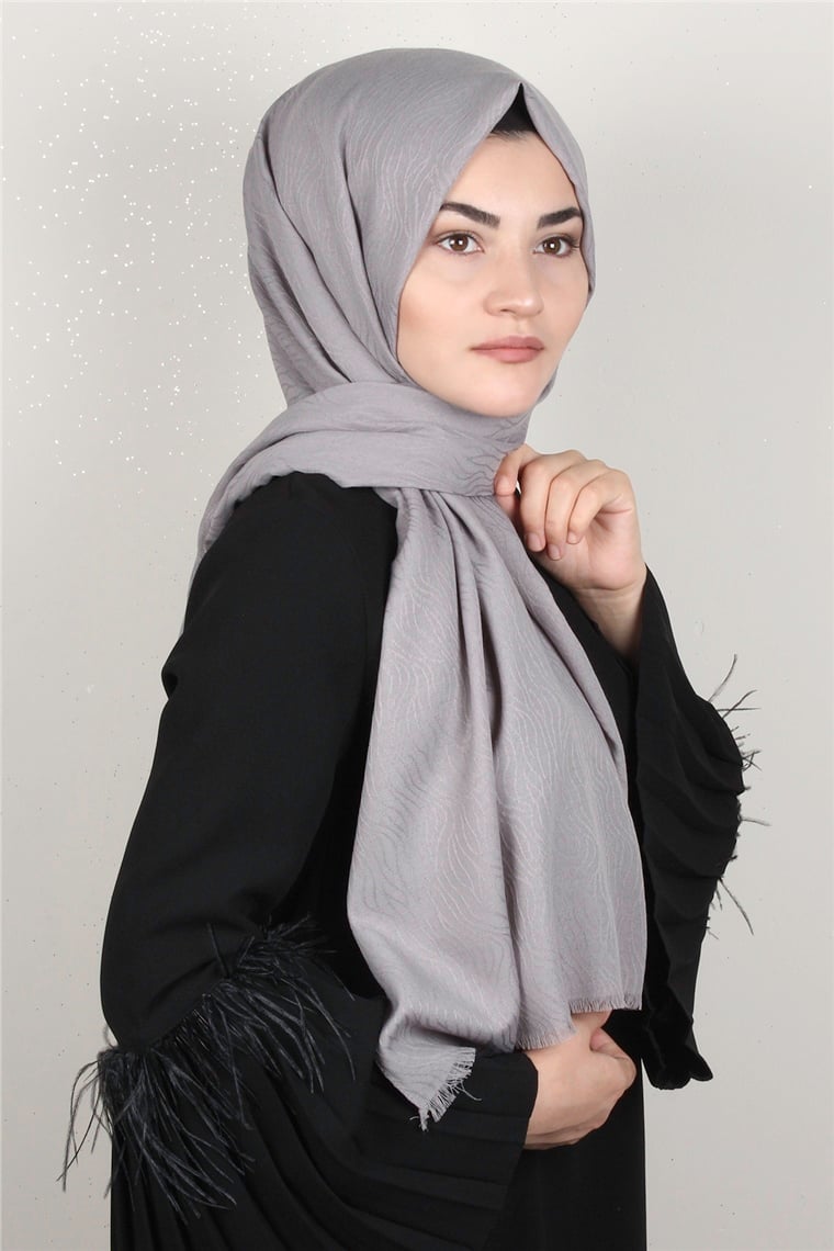 Aqua Şal 1461-12 Gümüş