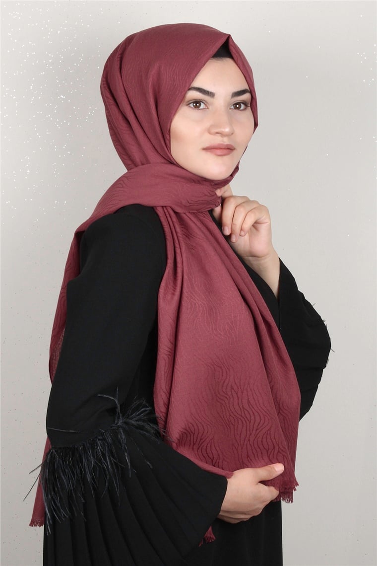 Aqua Şal 1461-14 Kızıl