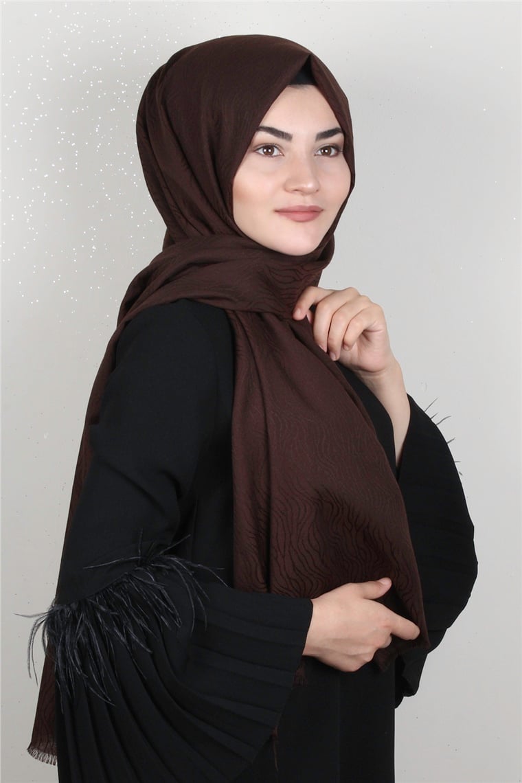 Aqua Şal 1461-18 Acı Kahve