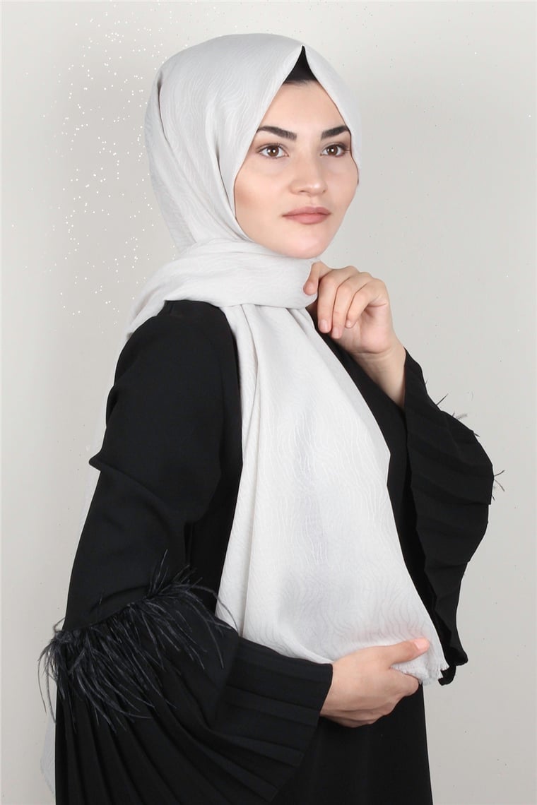 Aqua Şal 1461-5 Buz Beyazı