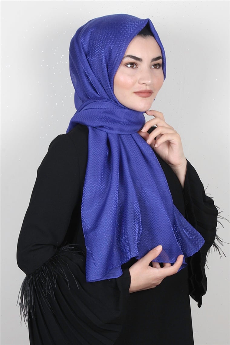 Aqua Şal 1462-12 Gece Mavisi 
