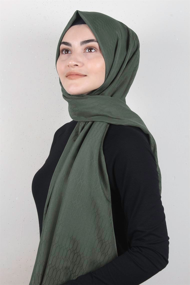 Aqua Şal 1463-10 Haki