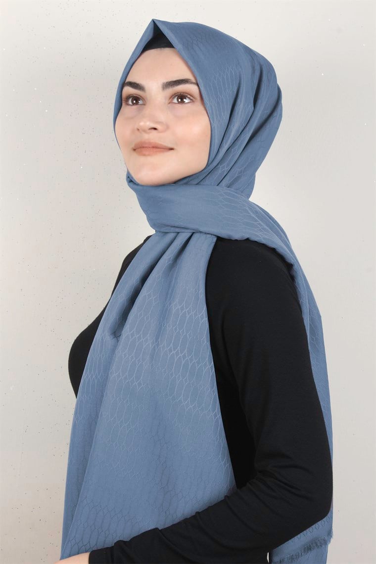 Aqua Şal 1463-13 İndigo