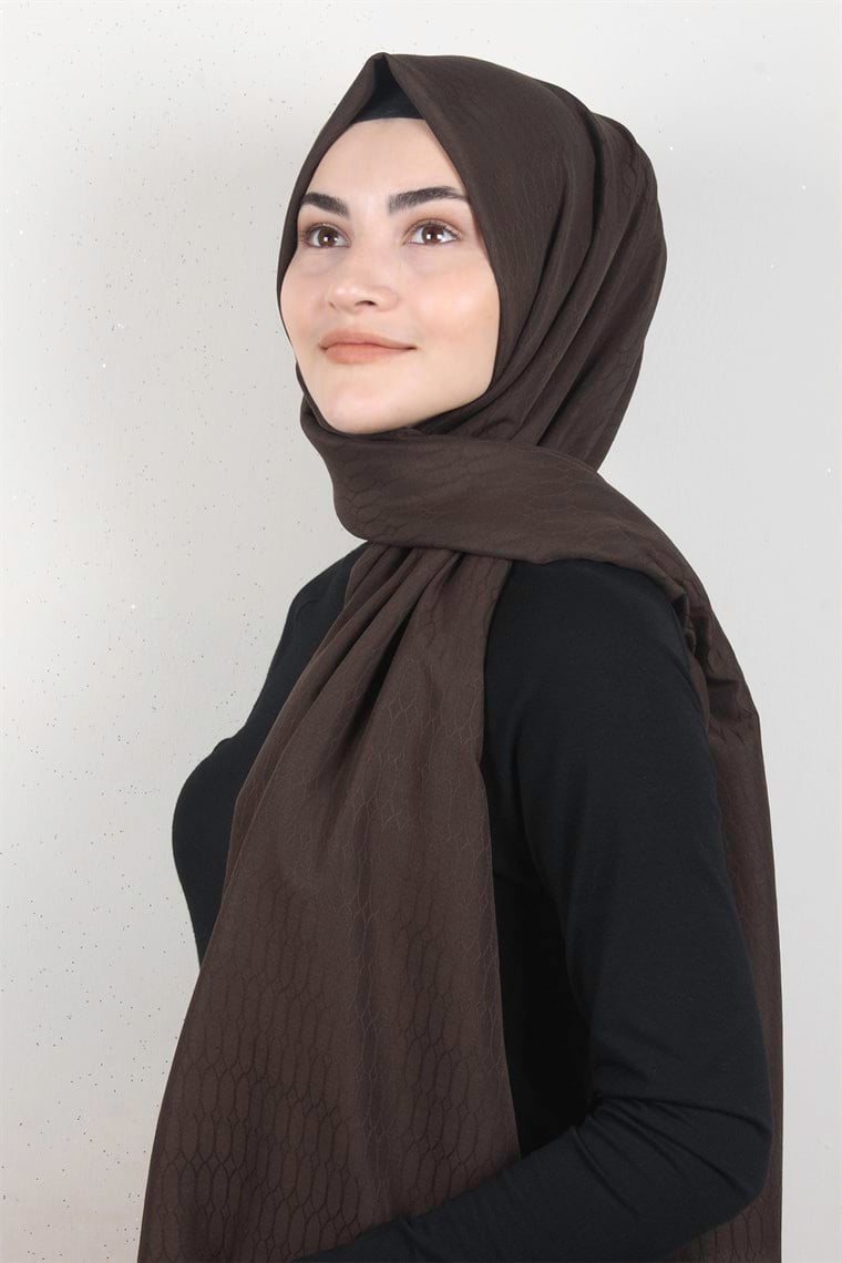 Aqua Şal 1463-6 Kahverengi