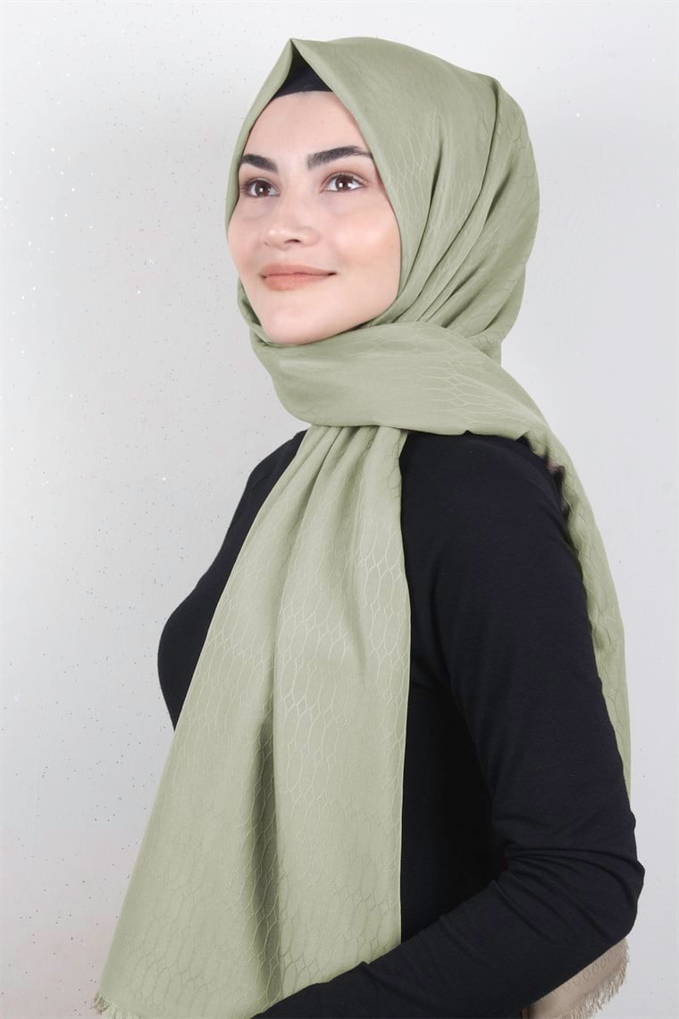 Aqua Şal 1463-7 Çağla Yeşili