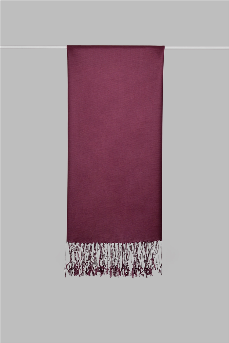 Armanda İpek Şal 3011-58 Bordo 