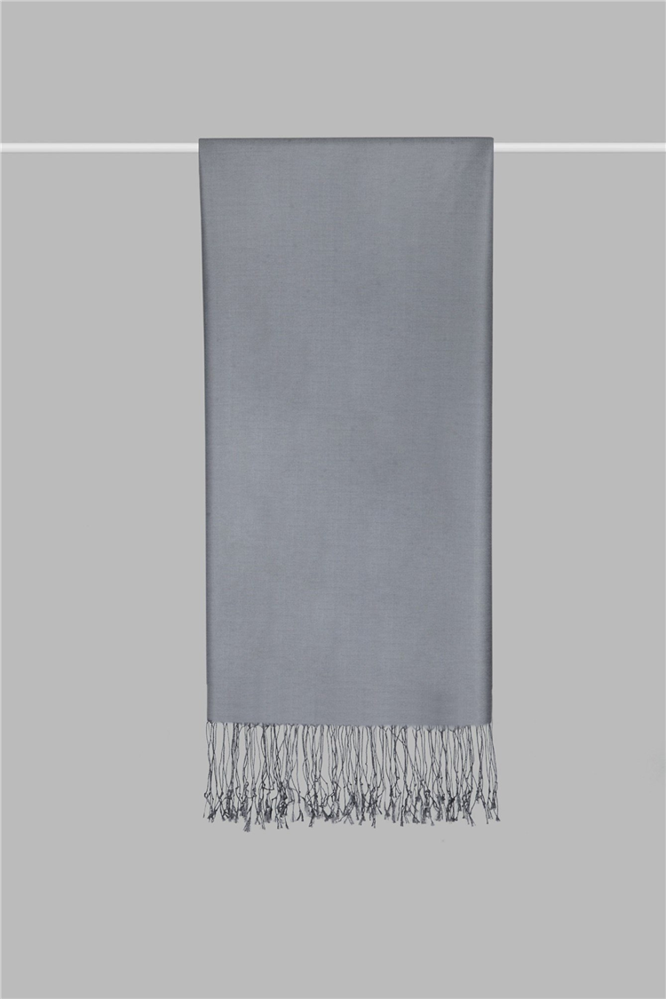 Armanda İpek Şal 3011-63 Füme-Gri 