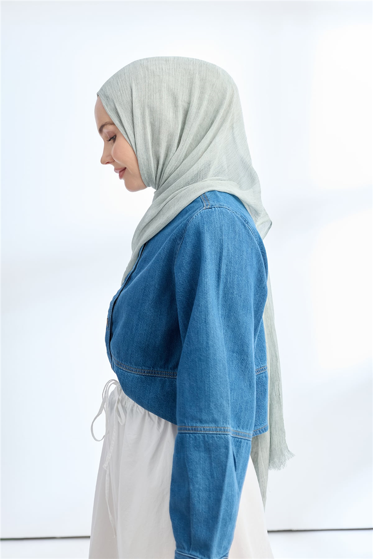 Armanda Soft Viscon Şal 3601-601 Nil Yeşili 