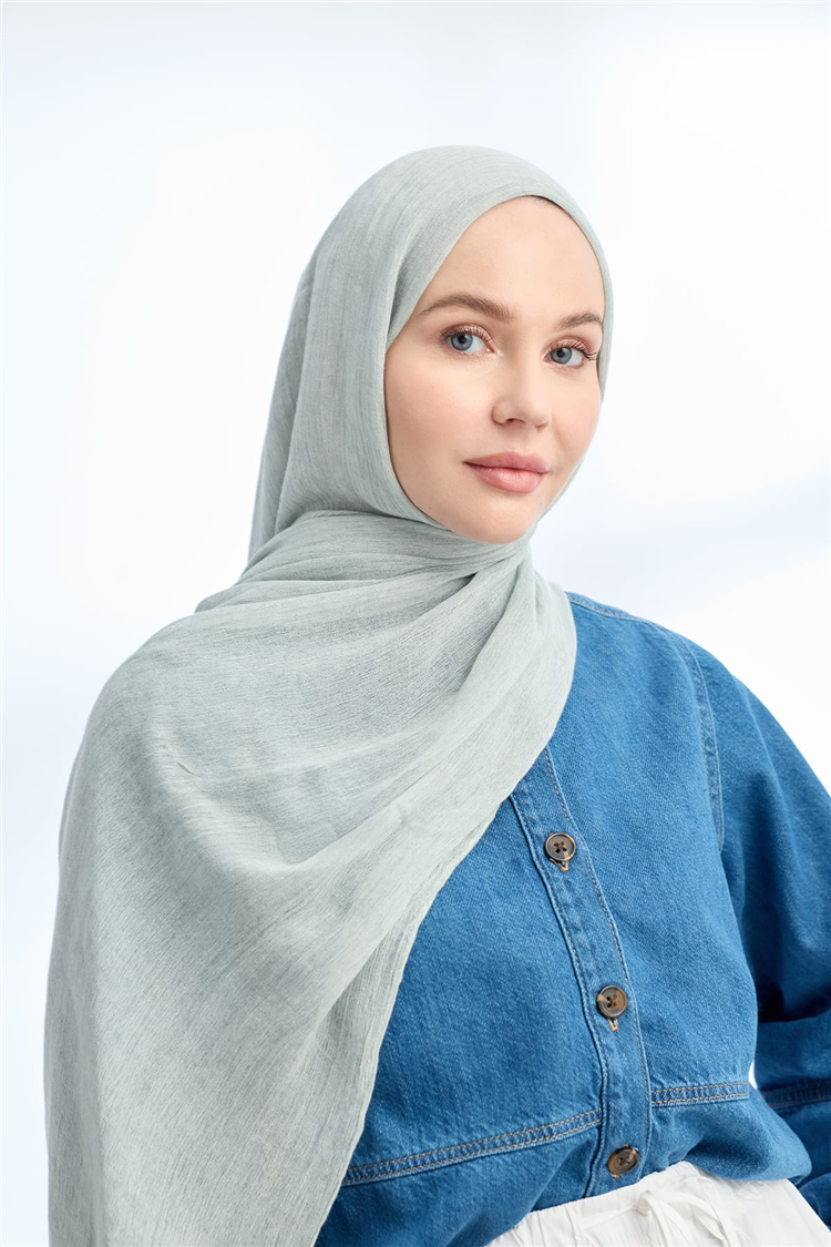 Armanda Soft Viscon Şal 3601-601 Nil Yeşili 