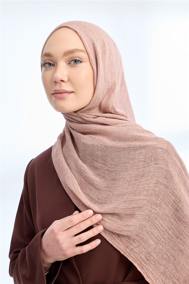 Armanda Soft Viscon Şal 3601-903 Sisli Pudra 