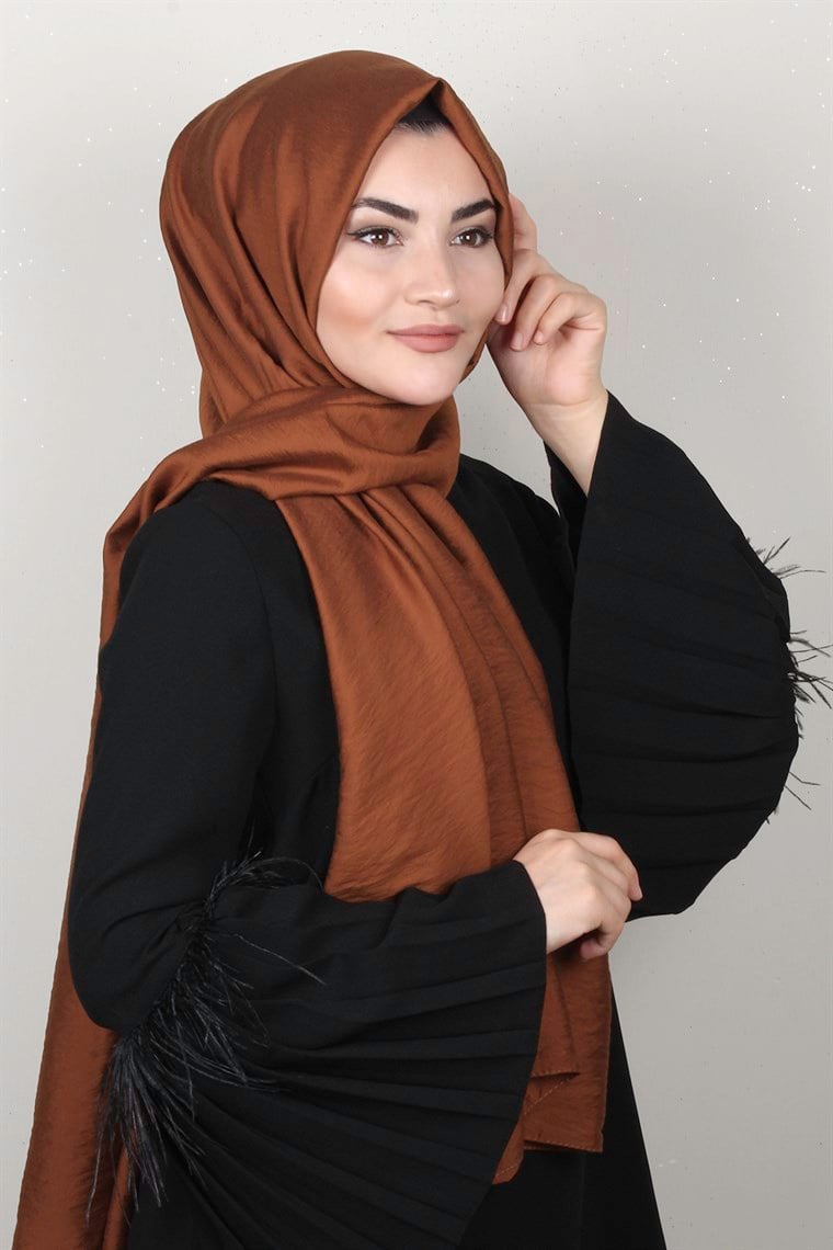 Armine Ayrobin Şal 3062-9 Kiremit