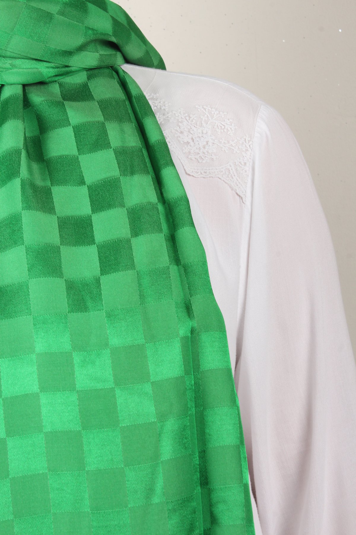 Armine Diamond Şal Dama 3096-21 Fıstık Yeşili