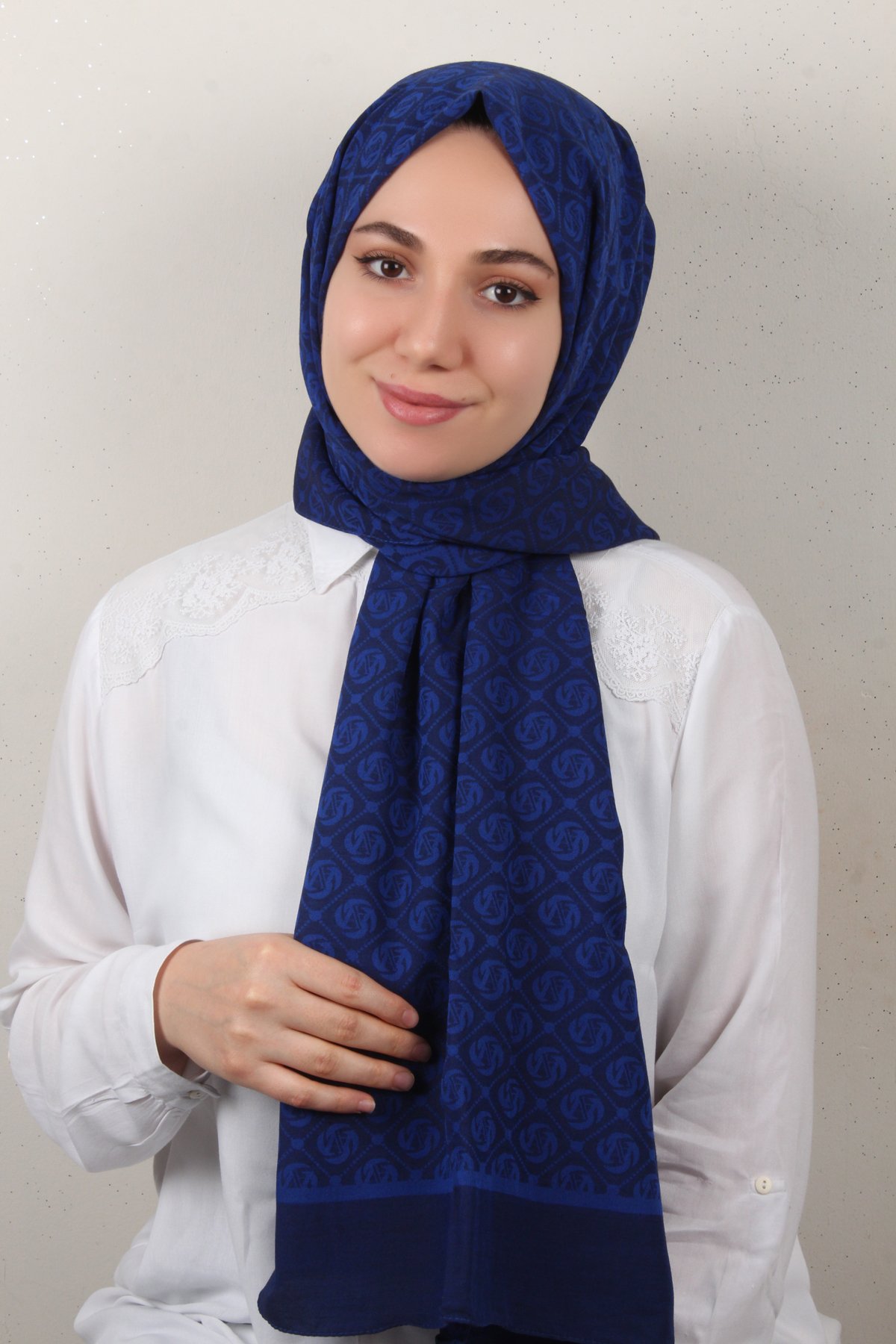 Armine Fresh Şal 3109-3 Gece Mavisi