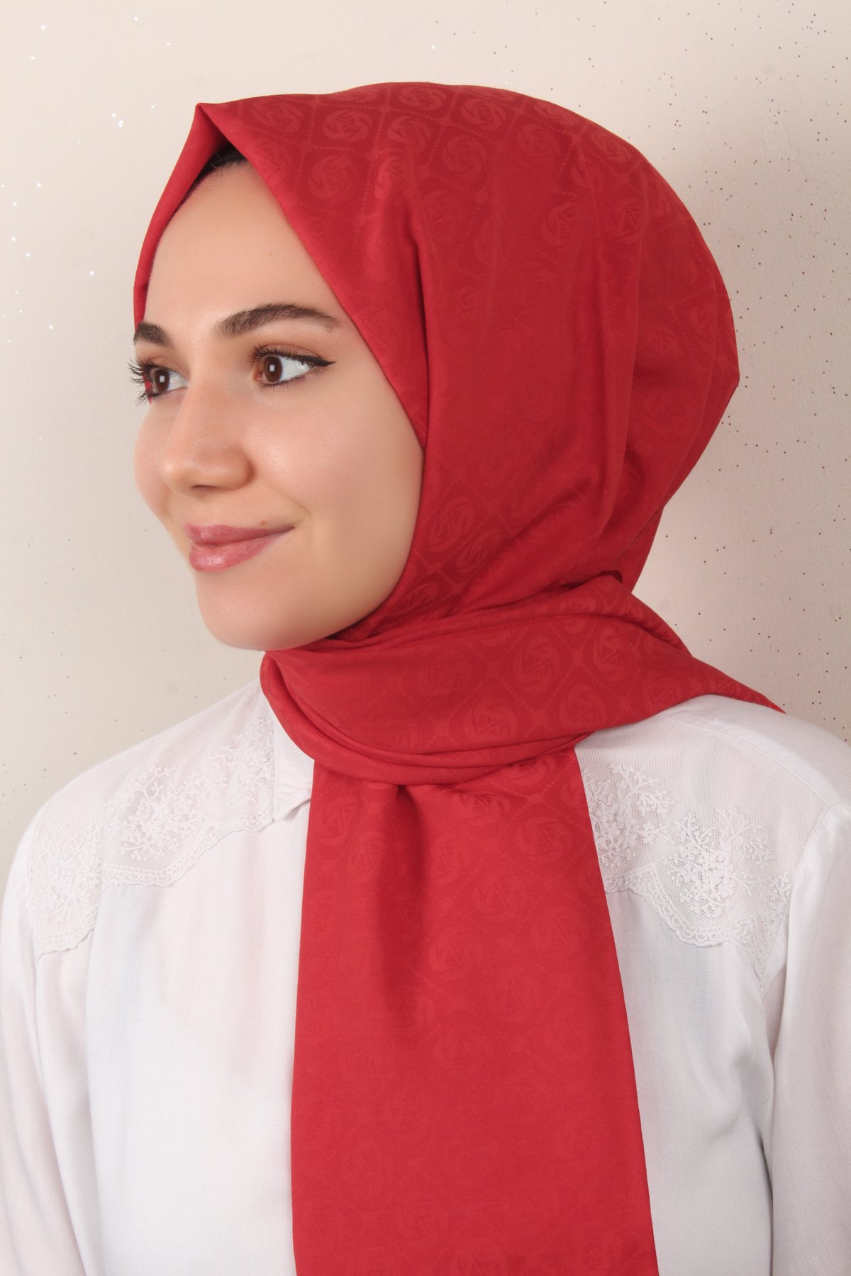 Armine Fresh Şal 3109-9 Kırmızı