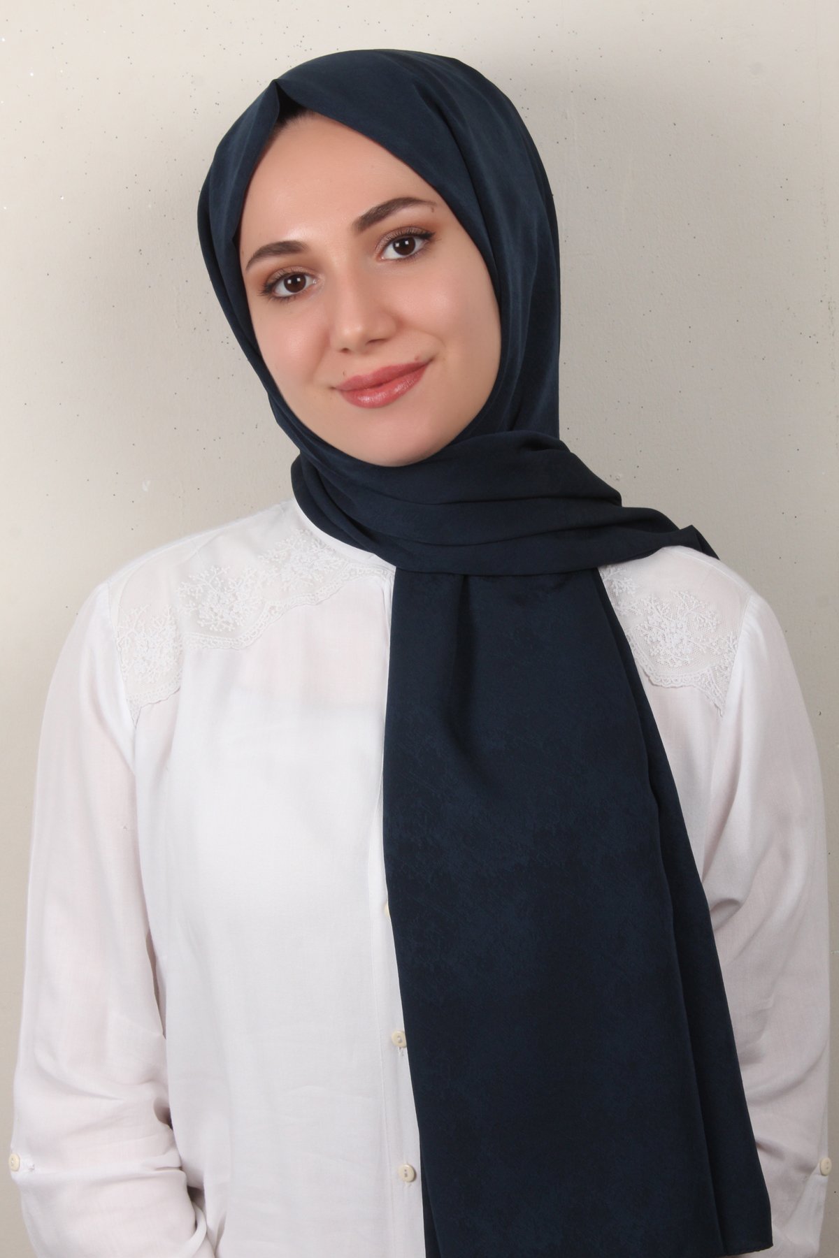 Armine Jakar Capri Şal 3108-10 Lacivert