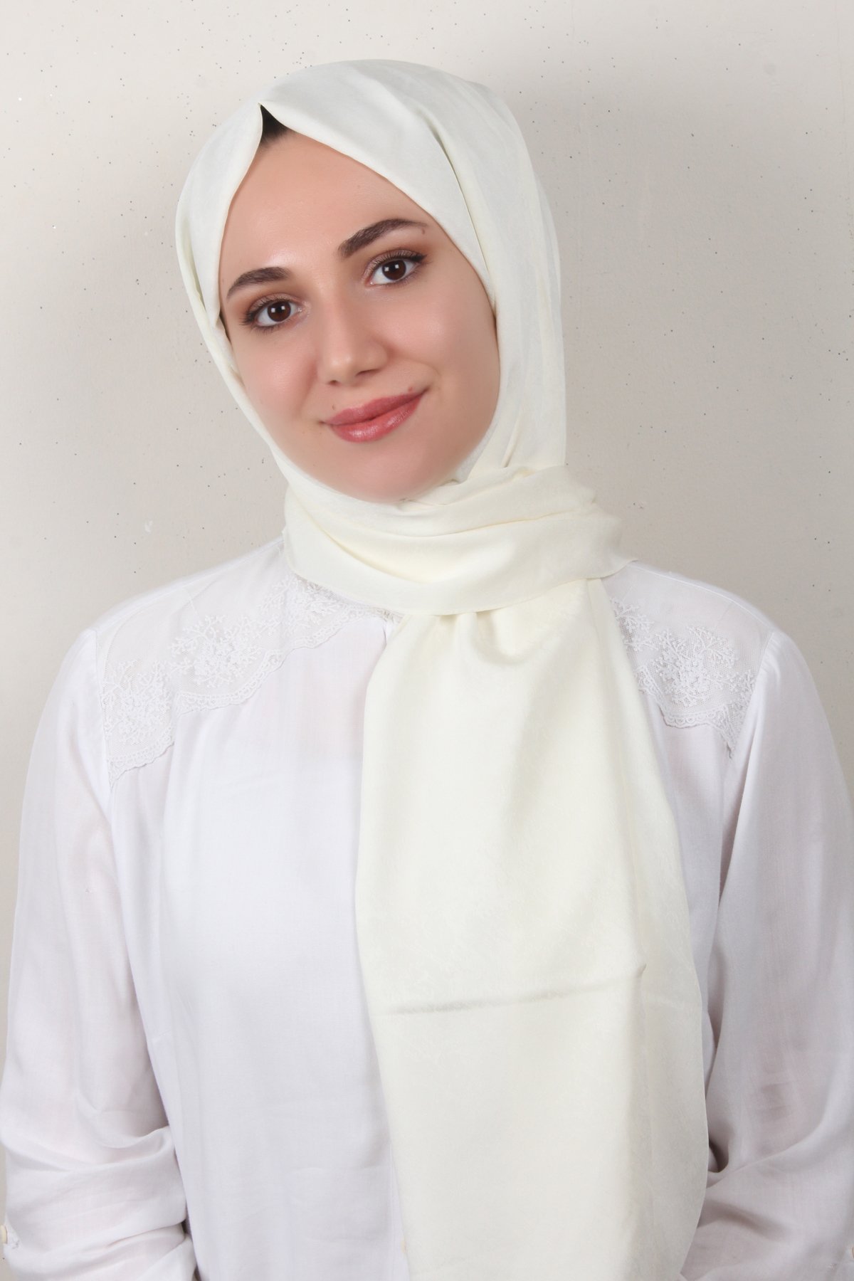 Armine Jakar Capri Şal 3108-11 Krem