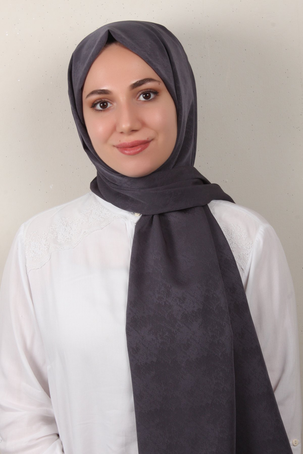 Armine Jakar Capri Şal 3108-5 Antrasit