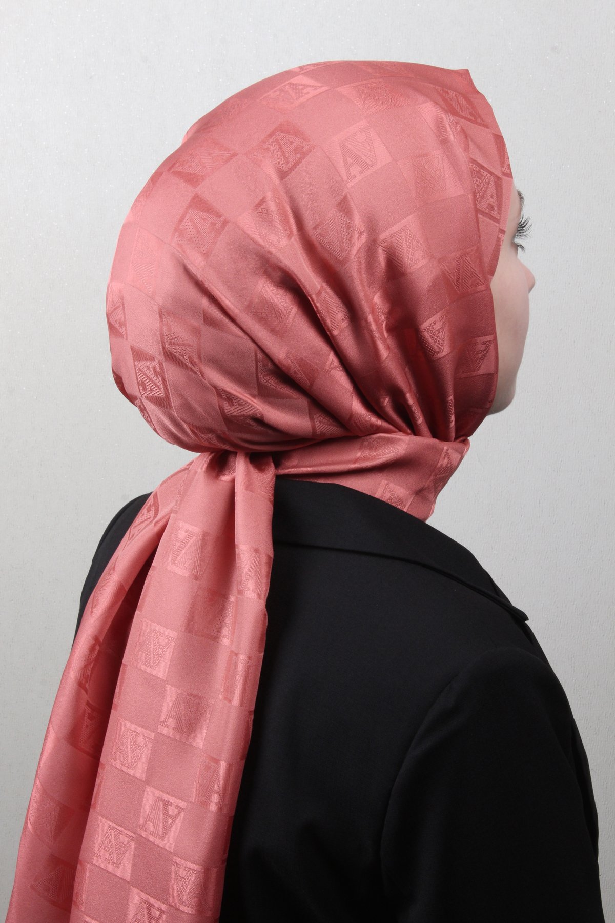 Armine Jakar İpeksi Şal 3113-3 Mercan